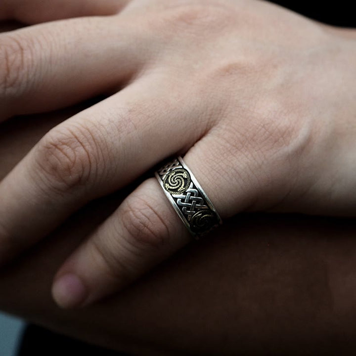 WorldNorse Handcrafted 925 Silver Norse Dragon Ring - image 1