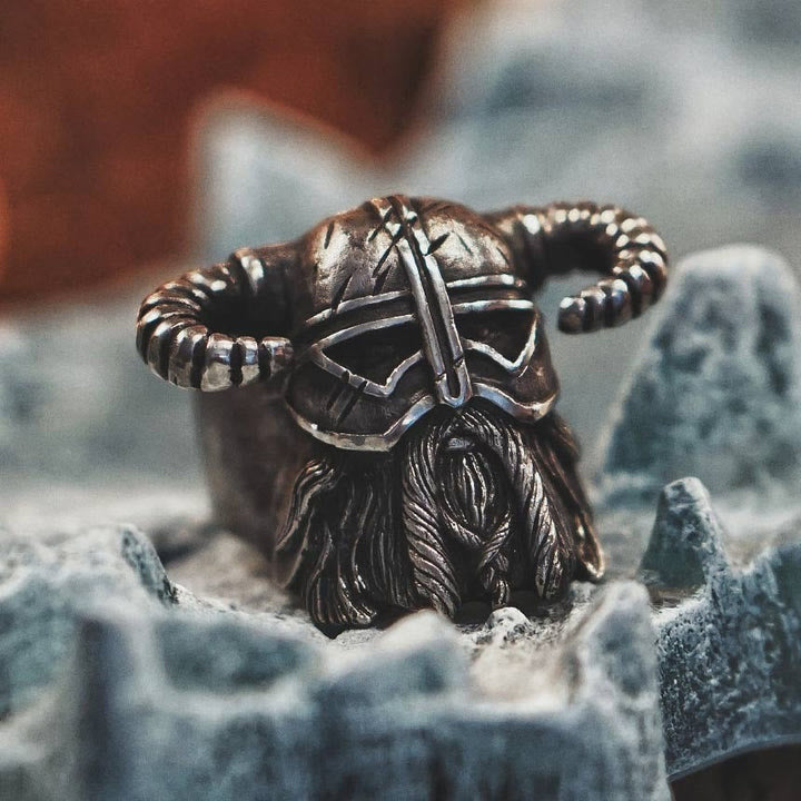 WorldNorse Vikings Helmet Warrior Ring - AU Size Z+1（US 14） - image 0