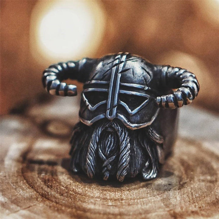 WorldNorse Vikings Helmet Warrior Ring - image 4