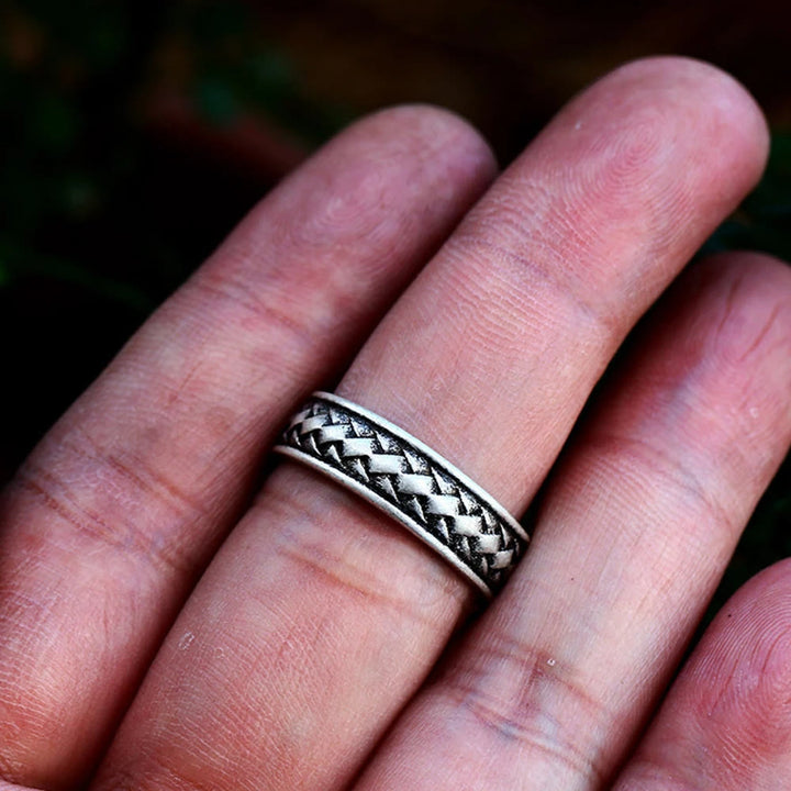 WorldNorse Viking Vintage Braid Ring - image 2
