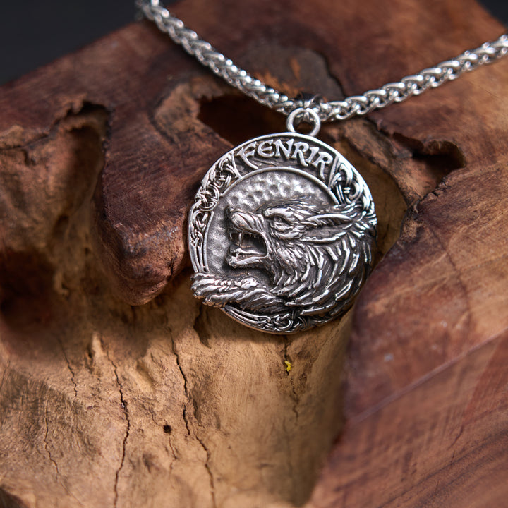WorldNorse Fenrir Of Wolf And Helm Of Awe Necklace - image 14