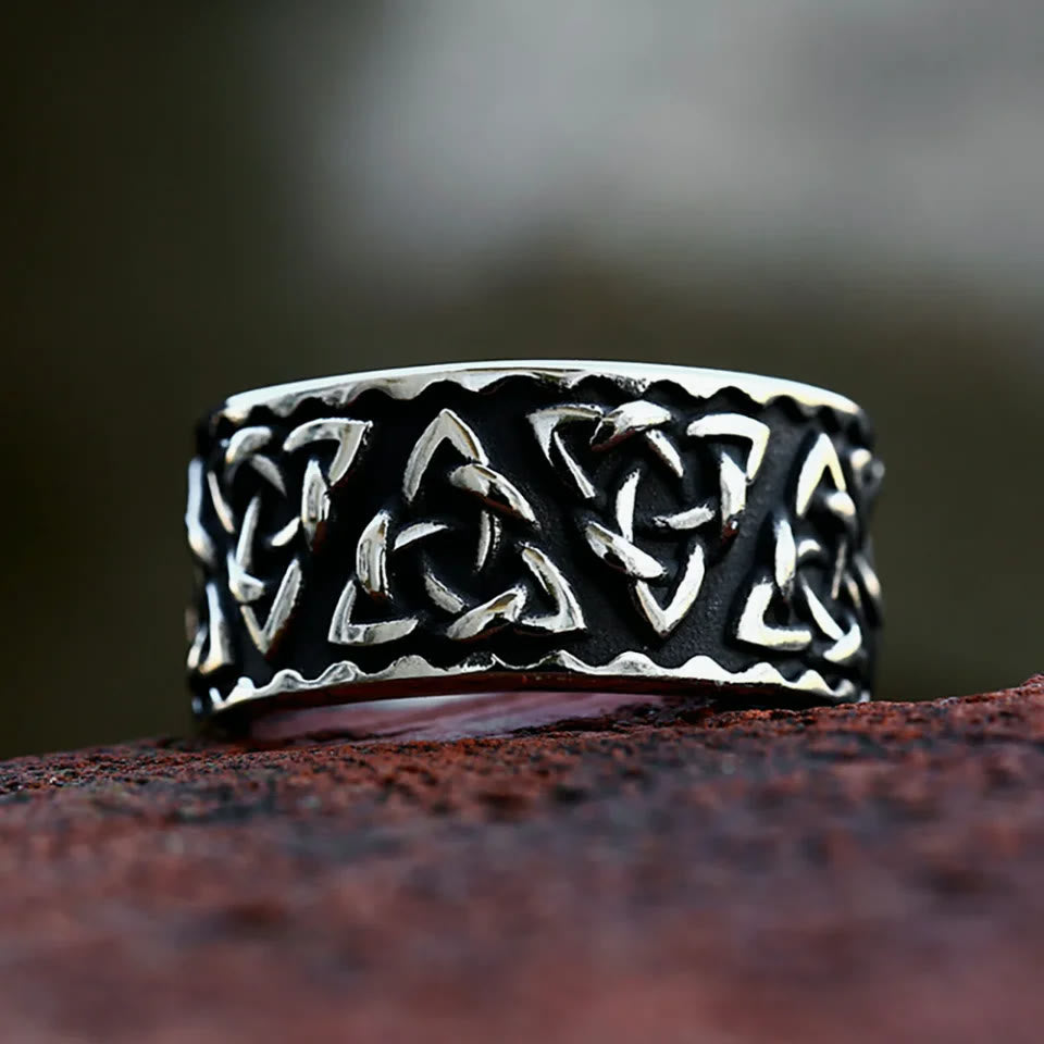 WorldNorse Viking Triquetra Knot Ring - image 3