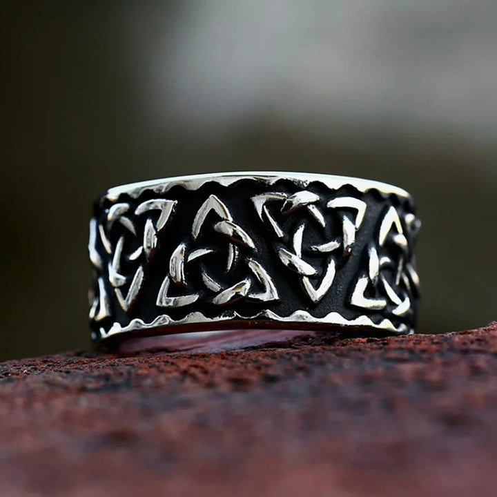 WorldNorse Viking Triquetra Knot Ring - image 3