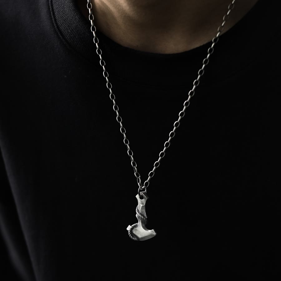 WorldNorse Handcrafted 999 Silver Anchor Necklace - image 5