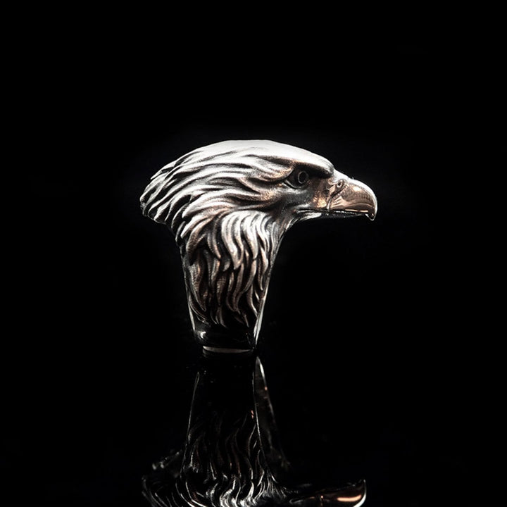 WorldNorse Handcrafted 925 Silver Raven Ring - image 5