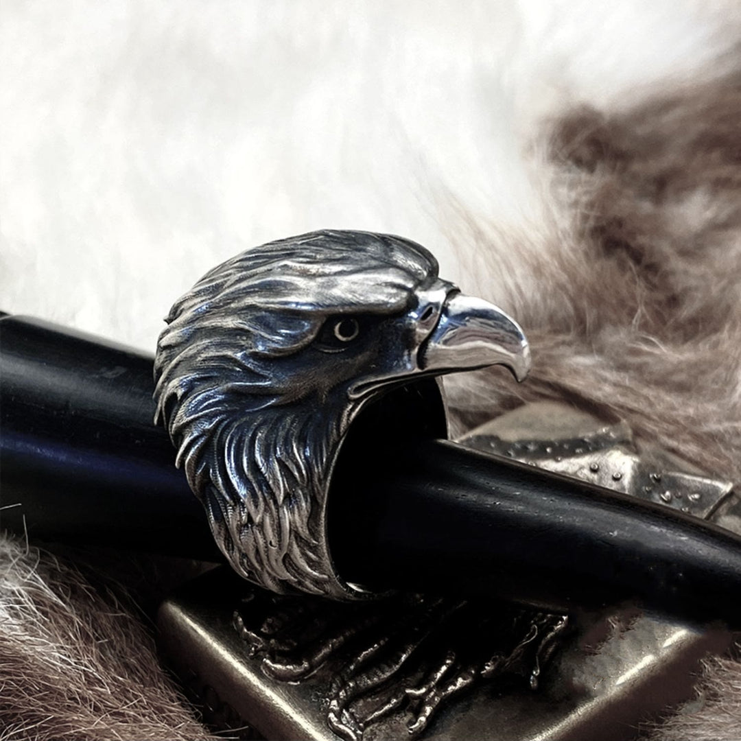 WorldNorse Handcrafted 925 Silver Raven Ring - image 8