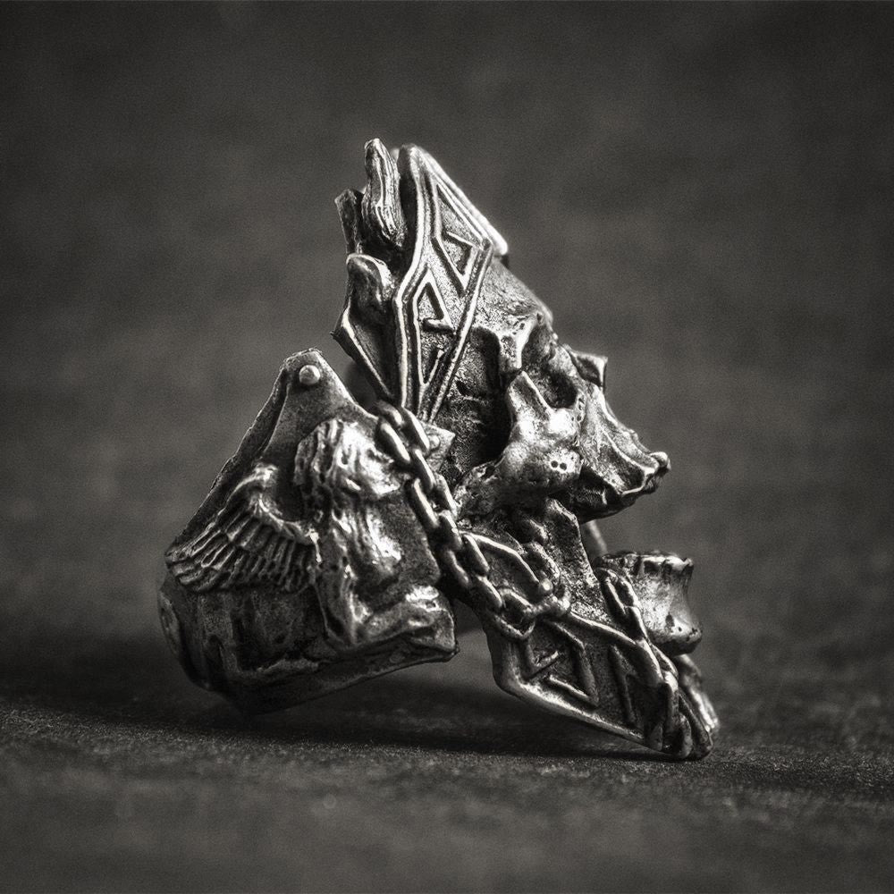WorldNorse God Of War Ares Skull Ring - image 4