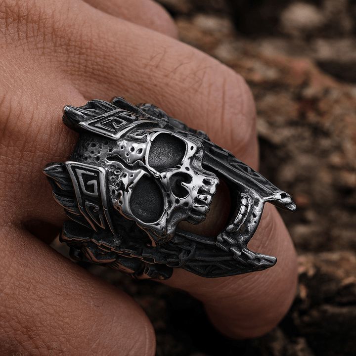 WorldNorse God Of War Ares Skull Ring