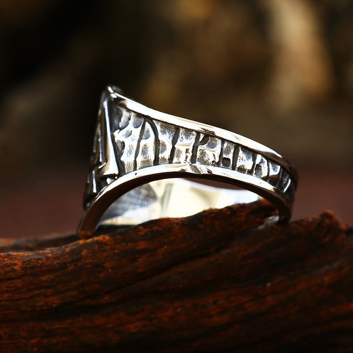 WorldNorse Valknut Stainless Steel Ring - image 4