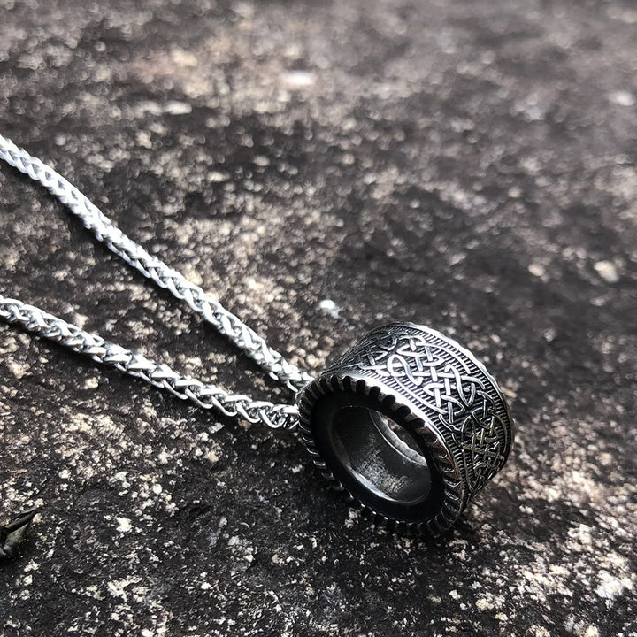 WorldNorse Celtic Knot Ring Pendant Necklace - image 4