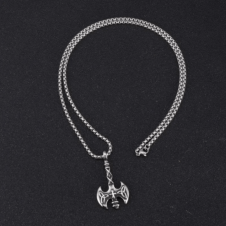 WorldNorse Viking Axe With Triquetra Necklace - image 2