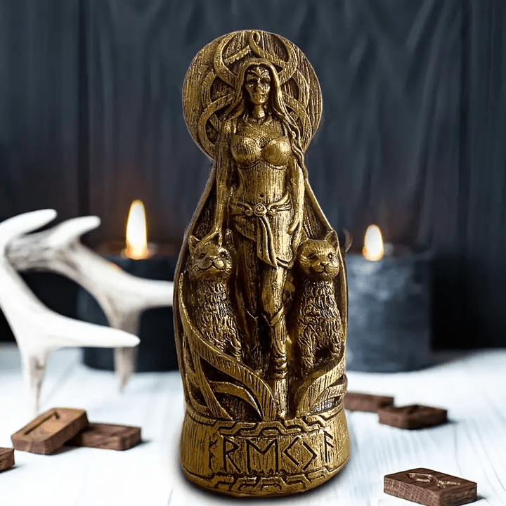 WorldNorse Freya Norse Goddess Altar Sculpture - Freya - image 0