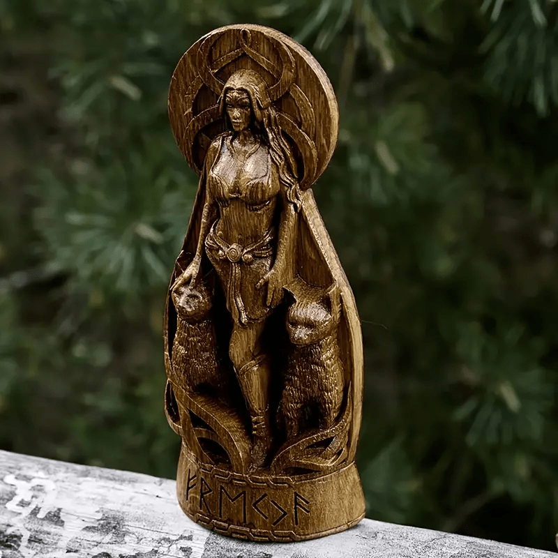 WorldNorse Freya Norse Goddess Altar Sculpture - image 2