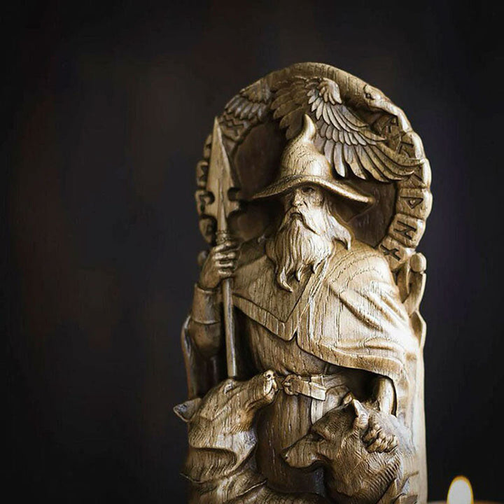 WorldNorse God Odin The Allfather Sculpture - image 2
