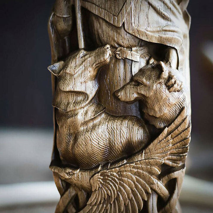 WorldNorse God Odin The Allfather Sculpture - image 3