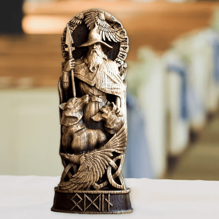 WorldNorse God Odin The Allfather Sculpture - image 5