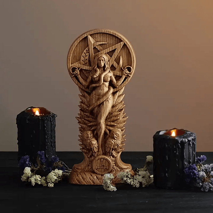 WorldNorse Lilith Goddess Statue Pagan Sculpture - Lilith - image 0