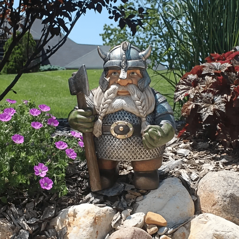 WorldNorse Victor Viking Axe Hammer Warrior Statue - Axe - image 0