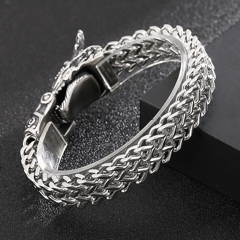 WorldNorse Norse Dragon Mesh Chain Bracelet - image 10