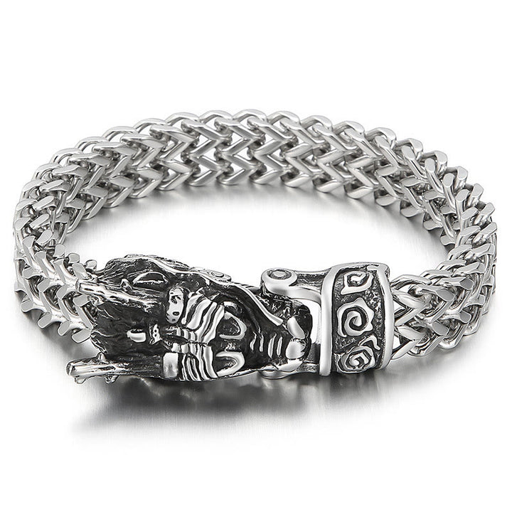 WorldNorse Norse Dragon Mesh Chain Bracelet - image 11