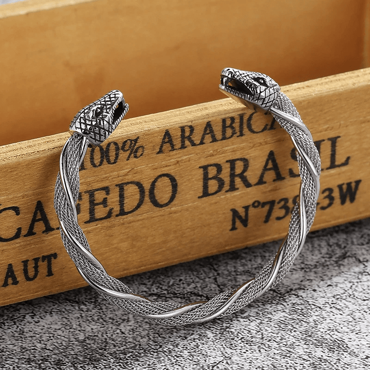 WorldNorse Double Headed Snake Bracelet