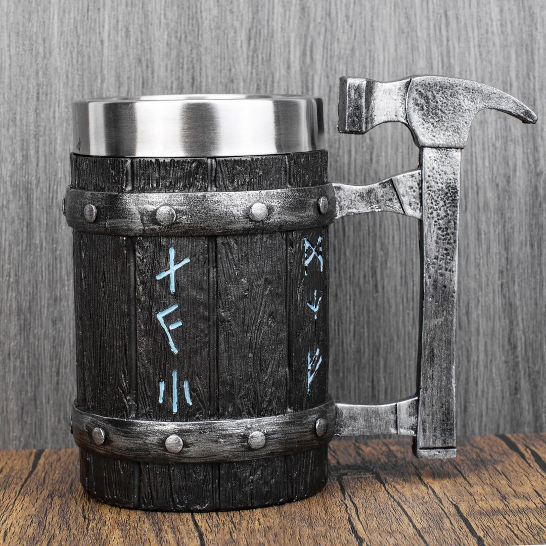 WorldNorse Nordic Viking Rune Hammer Mug - image 5