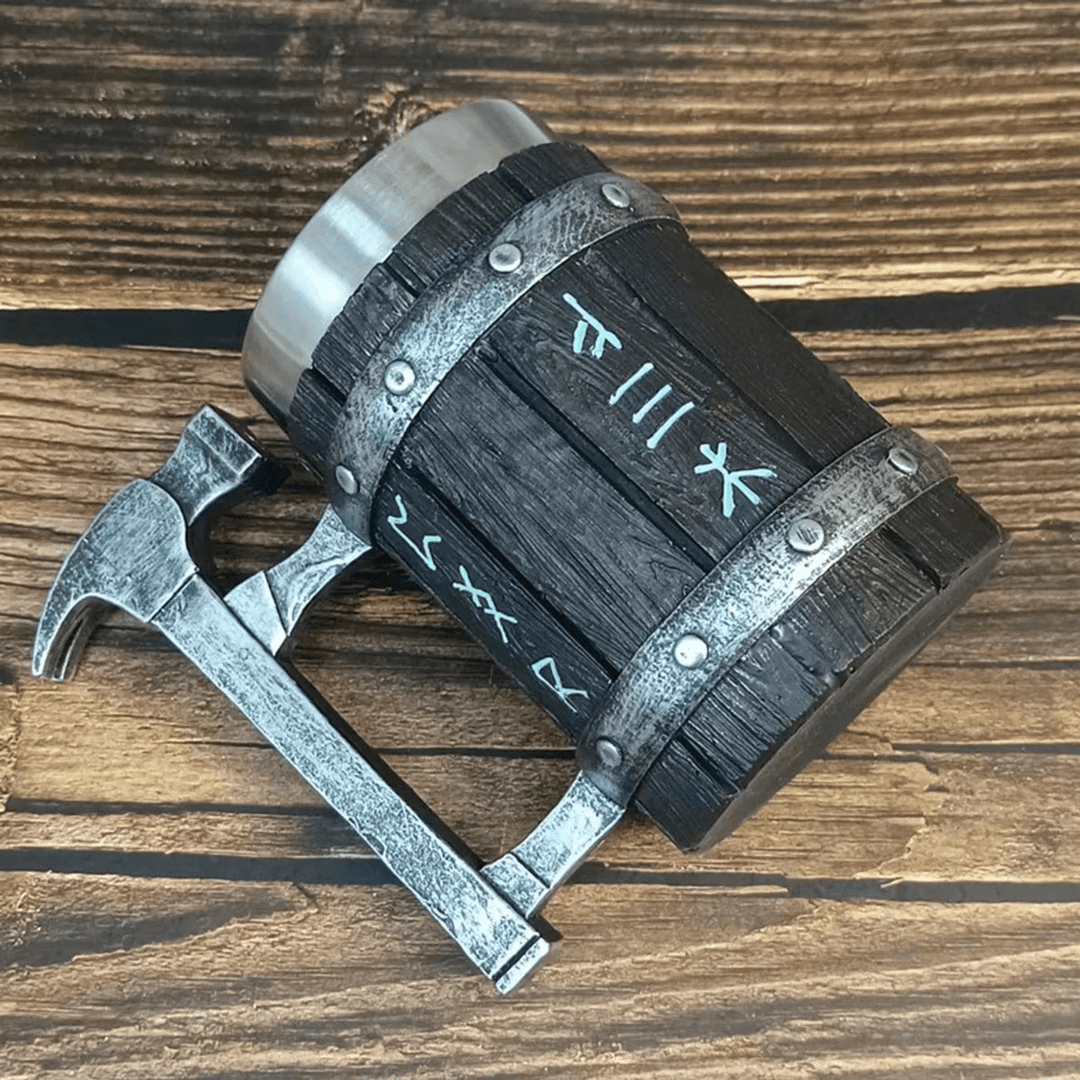 WorldNorse Nordic Viking Rune Hammer Mug - image 11