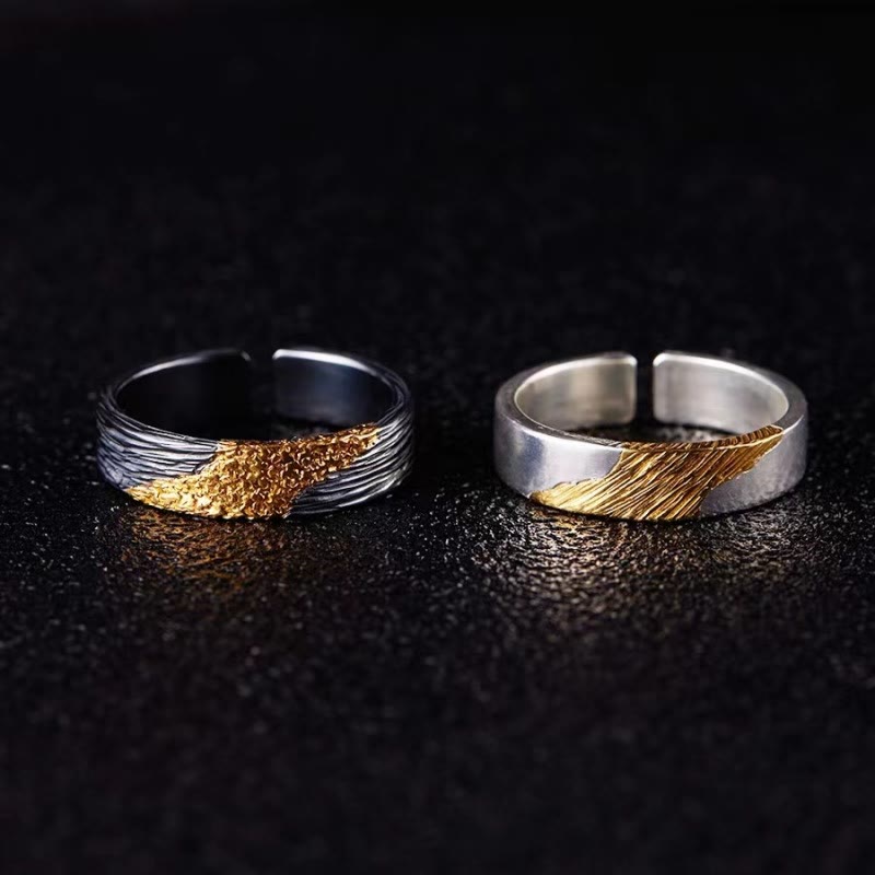 WorldNorse Firework Black Gold Ring - image 7