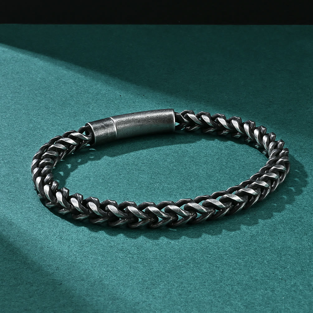 WorldNorse Vintage Link Stainless Steel Bracelet