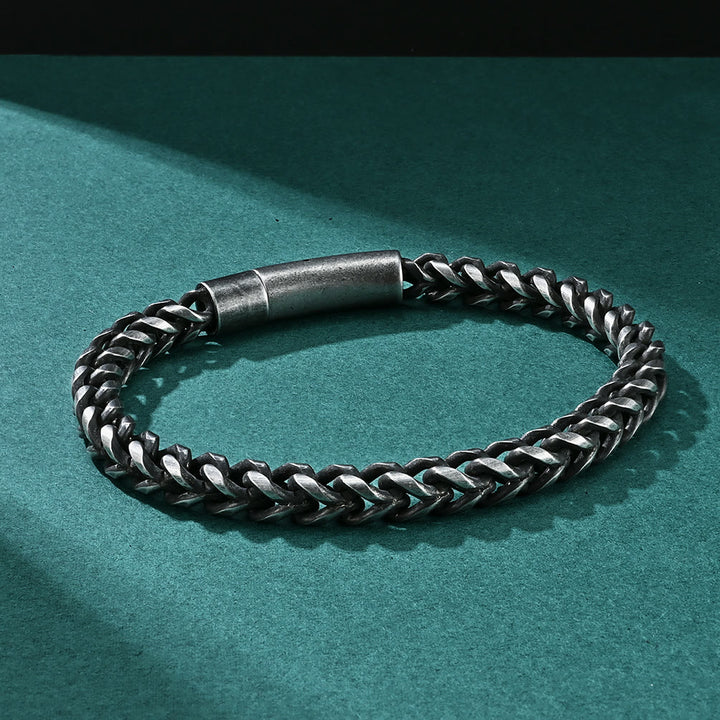 WorldNorse Vintage Link Stainless Steel Bracelet