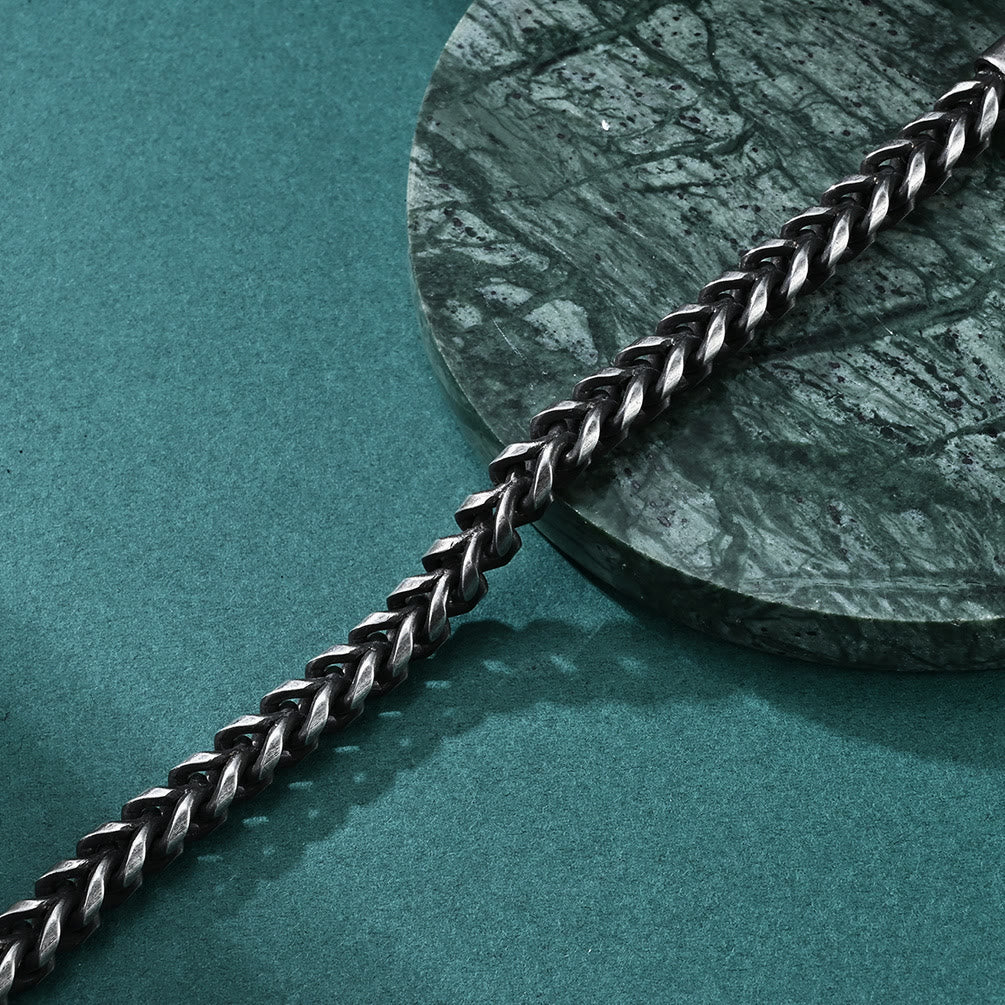 WorldNorse Vintage Link Stainless Steel Bracelet