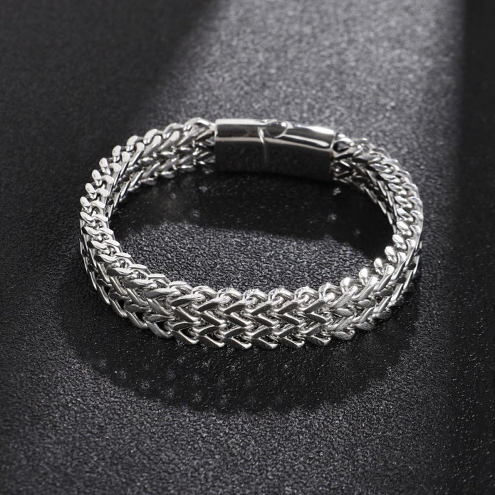 WorldNorse Classic Double Row Wheat Chain Bracelet - image 10