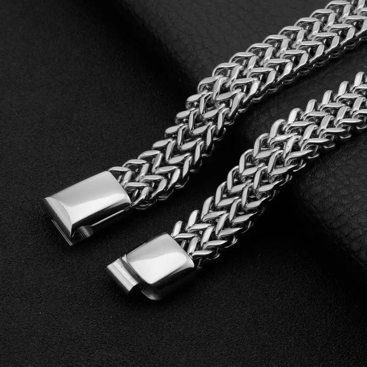 WorldNorse Classic Double Row Wheat Chain Bracelet - image 11