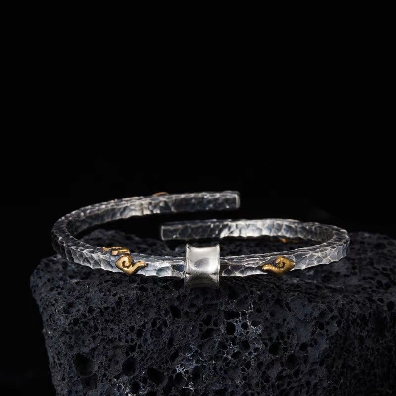 WorldNorse Vintage Hammered Texture Bracelet - image 3