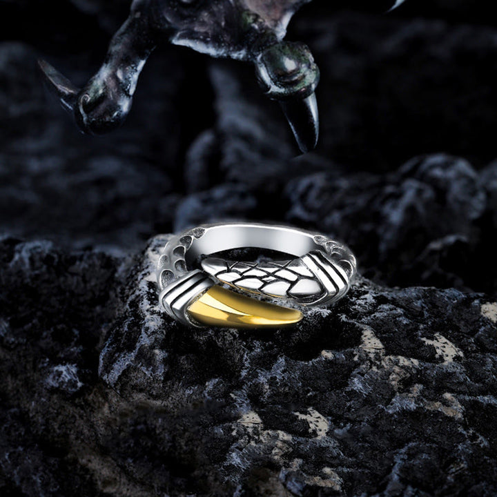 WorldNorse Jormungandr Dragon Claw Ring