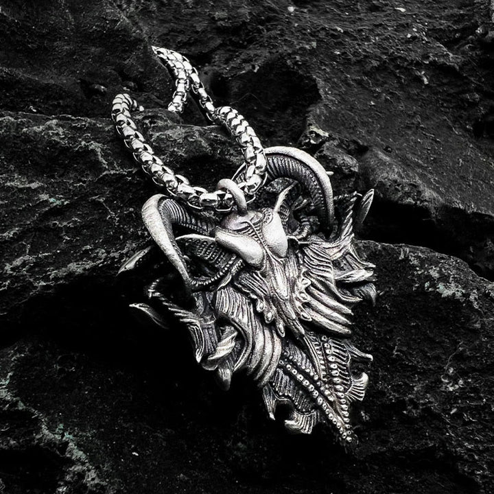 WorldNorse Handcrafted 925 Silver Sheep Head Necklace - image 4