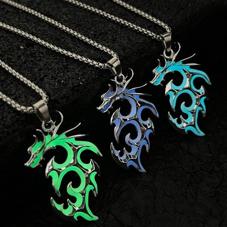 WorldNorse Luminous Flame Dragon Necklace - image 11