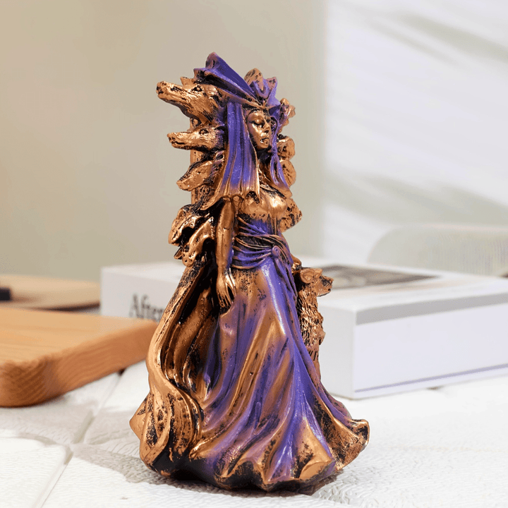 WorldNorse Hecate Greek Goddess of Magic With Hound Decor - image 1