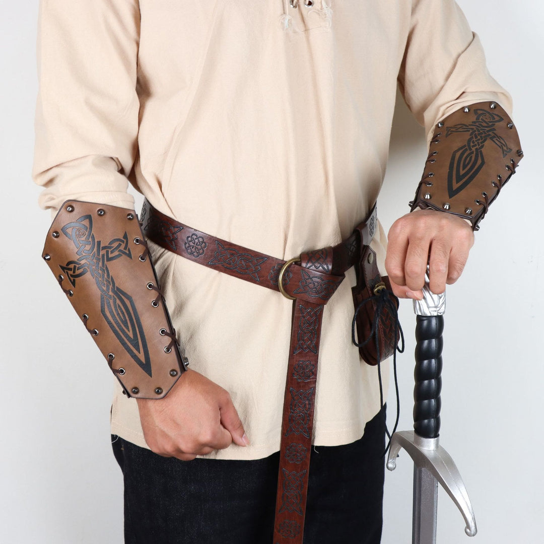 WorldNorse Viking Prints Arm Bracers / Belt / Belt Pouch Bag - image 2