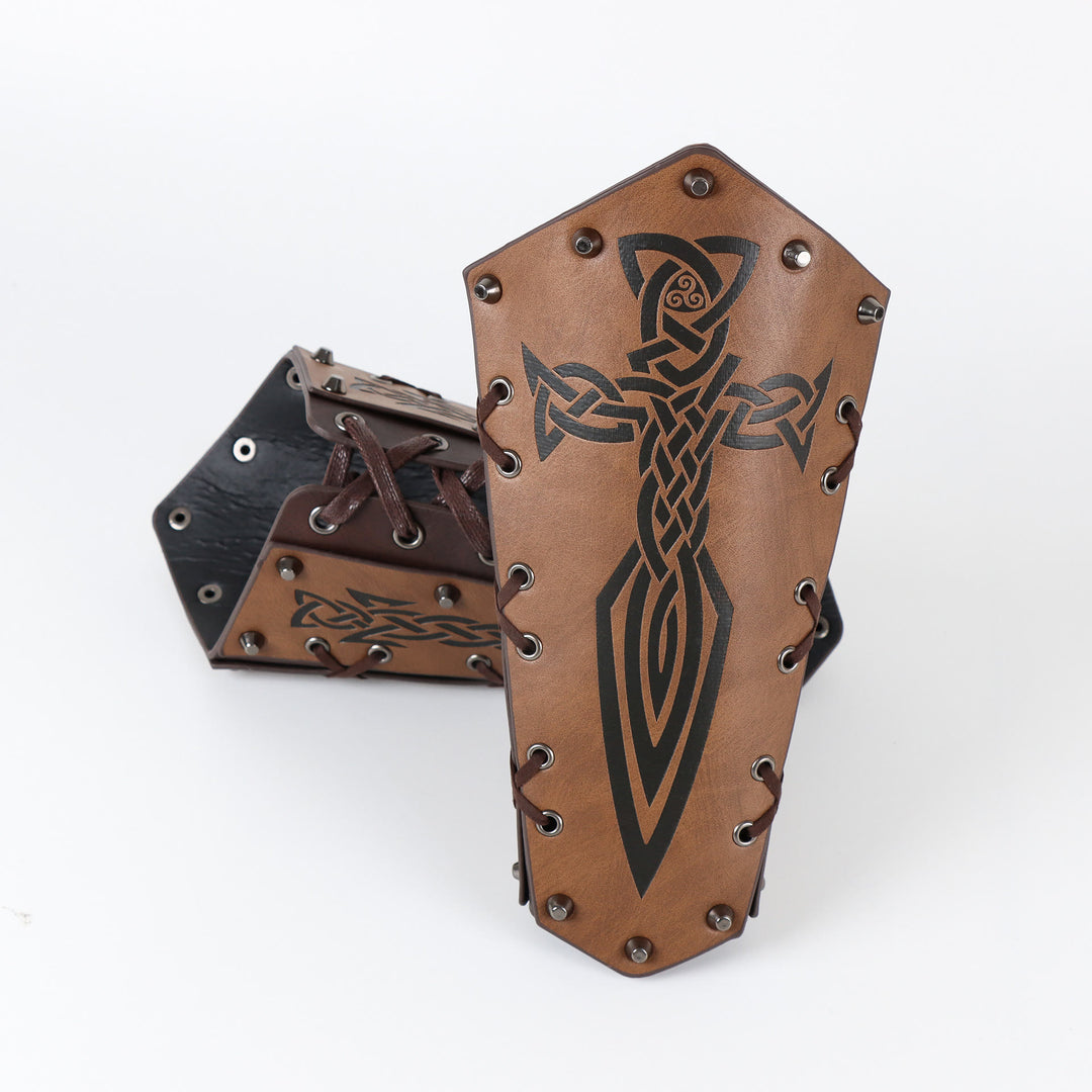 WorldNorse Viking Prints Arm Bracers / Belt / Belt Pouch Bag - image 4