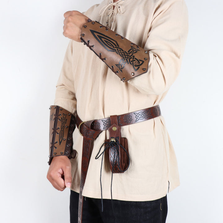 WorldNorse Viking Prints Arm Bracers / Belt / Belt Pouch Bag - image 3