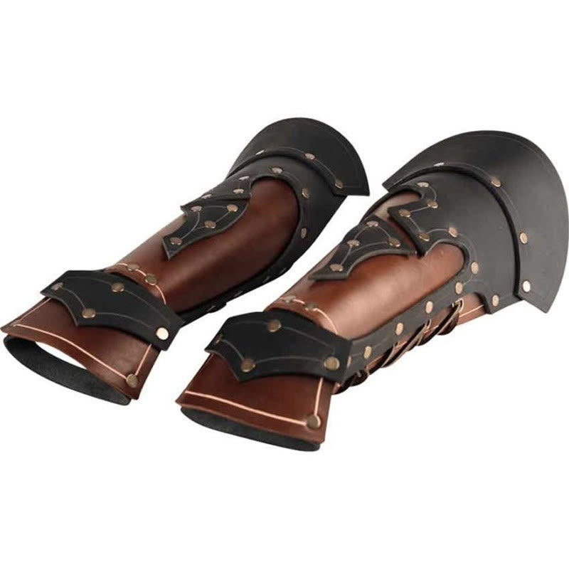 WorldNorse Viking Armor Eco Leather Arm Bracers - image 1