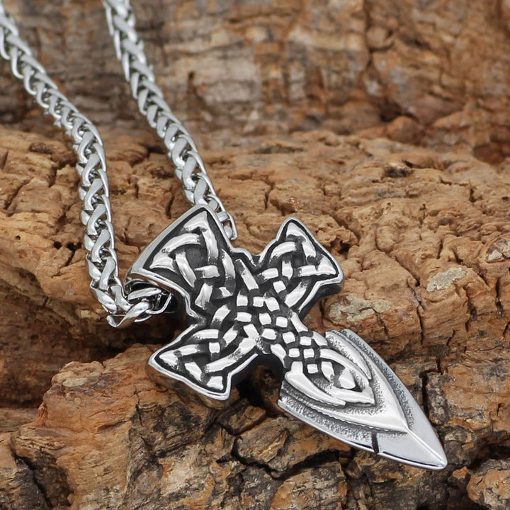 WorldNorse Celtic Knot Sword Necklace - image 6