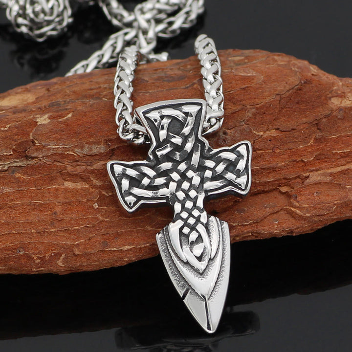WorldNorse Celtic Knot Sword Necklace - image 3