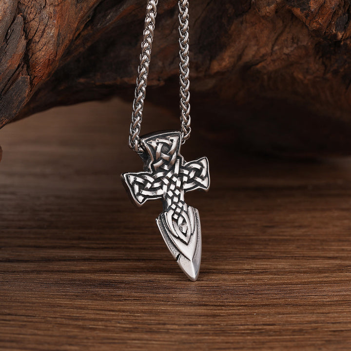 WorldNorse Celtic Knot Sword Necklace - image 2