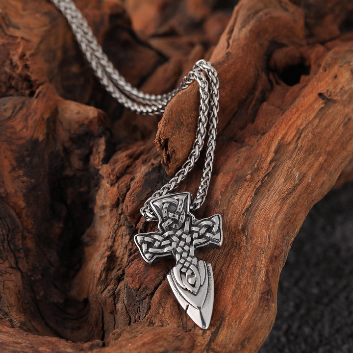 WorldNorse Celtic Knot Sword Necklace - Necklace - image 0