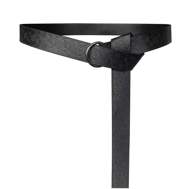 WorldNorse Vintage Embossed Leather Belt