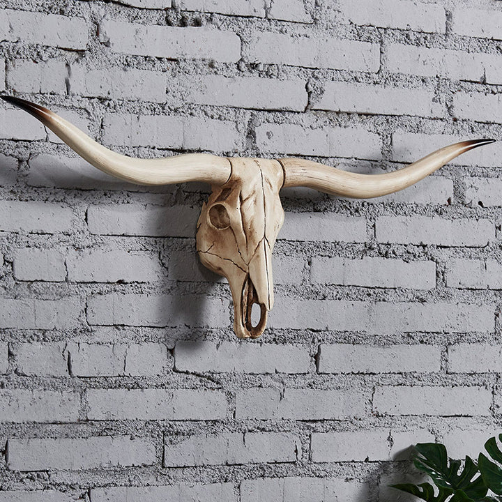WorldNorse Animal Head Long Horn Skull Wall Decor - image 4