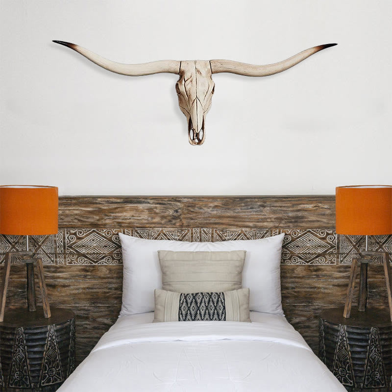 WorldNorse Animal Head Long Horn Skull Wall Decor - image 7