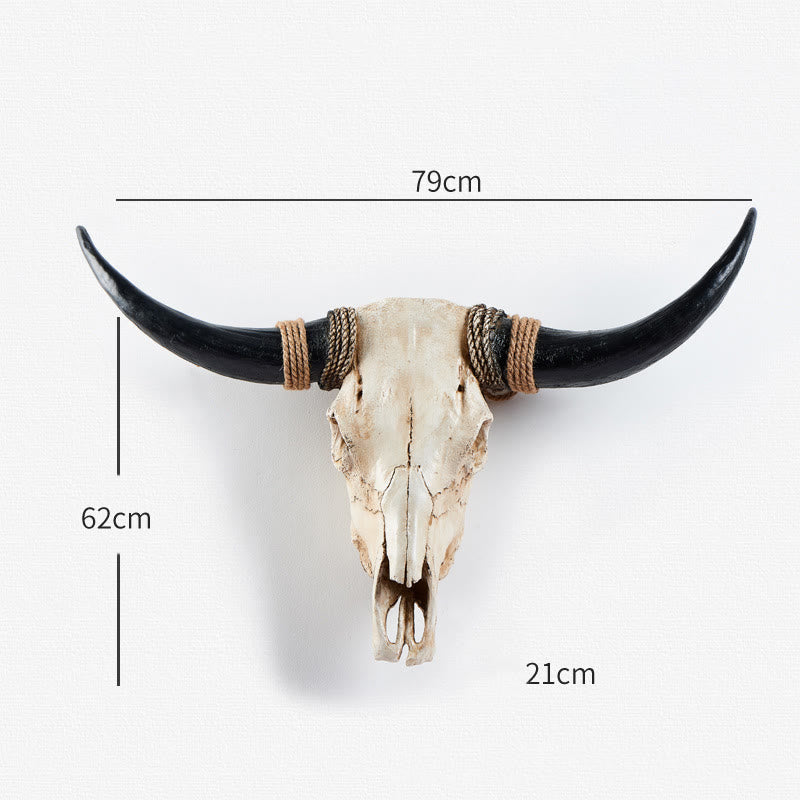 WorldNorse Long Horn Cow Skull Wall Decor - image 6